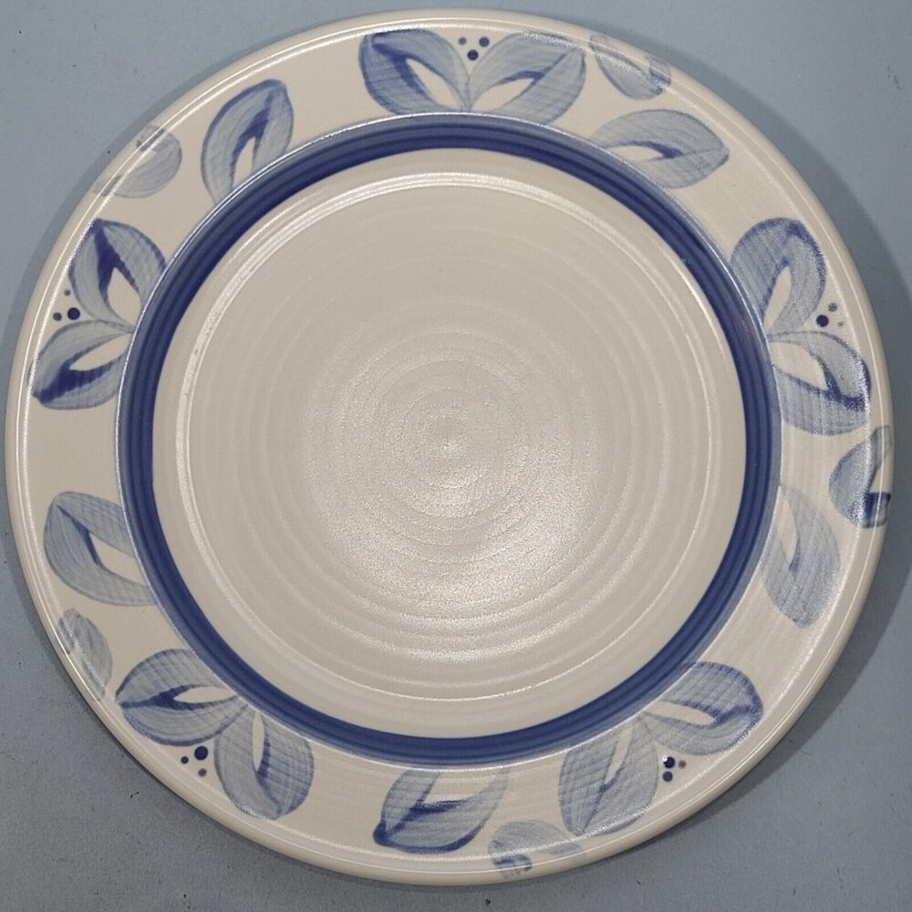 PFALTZGRAFF Villa Flora Blue 11” Dinner Plate Stoneware Mexico